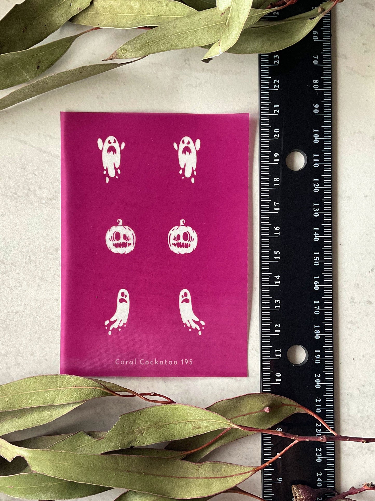 Ghosts & Pumpkins Earring Pairs No.4 Silkscreen 195