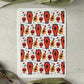 Sugar Skulls with Guitars and Coffins Colour Water Transfer 062