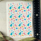 Watercolour Christmas Ditsy Print Colour Water Transfer 058