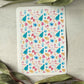 Watercolour Christmas Ditsy Print Colour Water Transfer 058