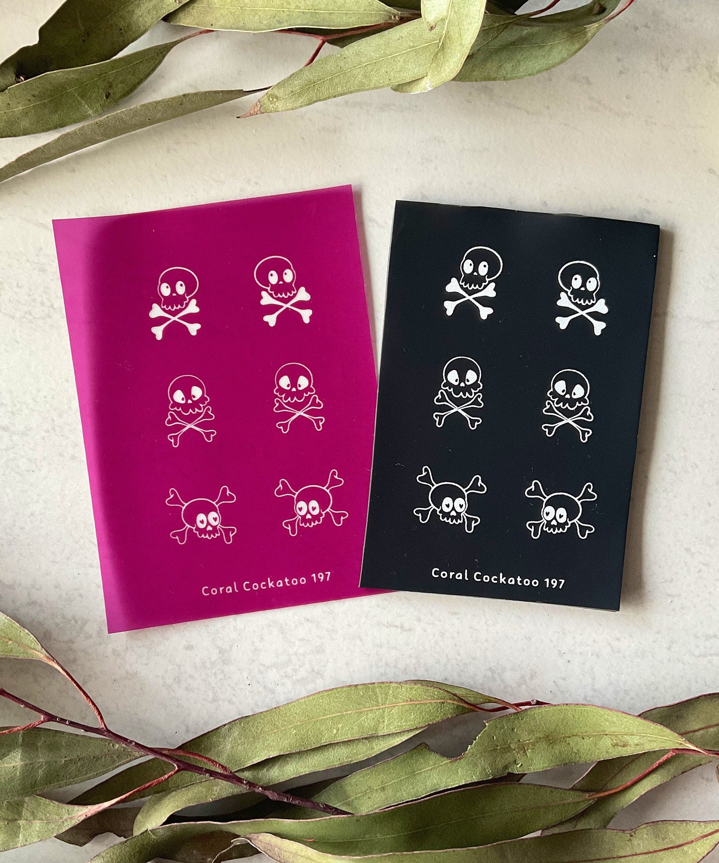 Skulls & Crossbones Earring Pairs Silkscreen 197