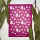 Bells and Holly Silkscreen 261