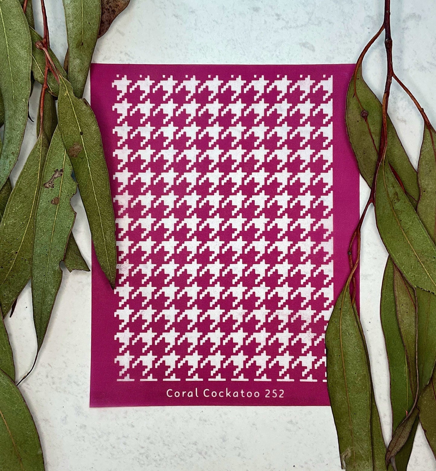 Techno Houndstooth Large Silkscreen 252