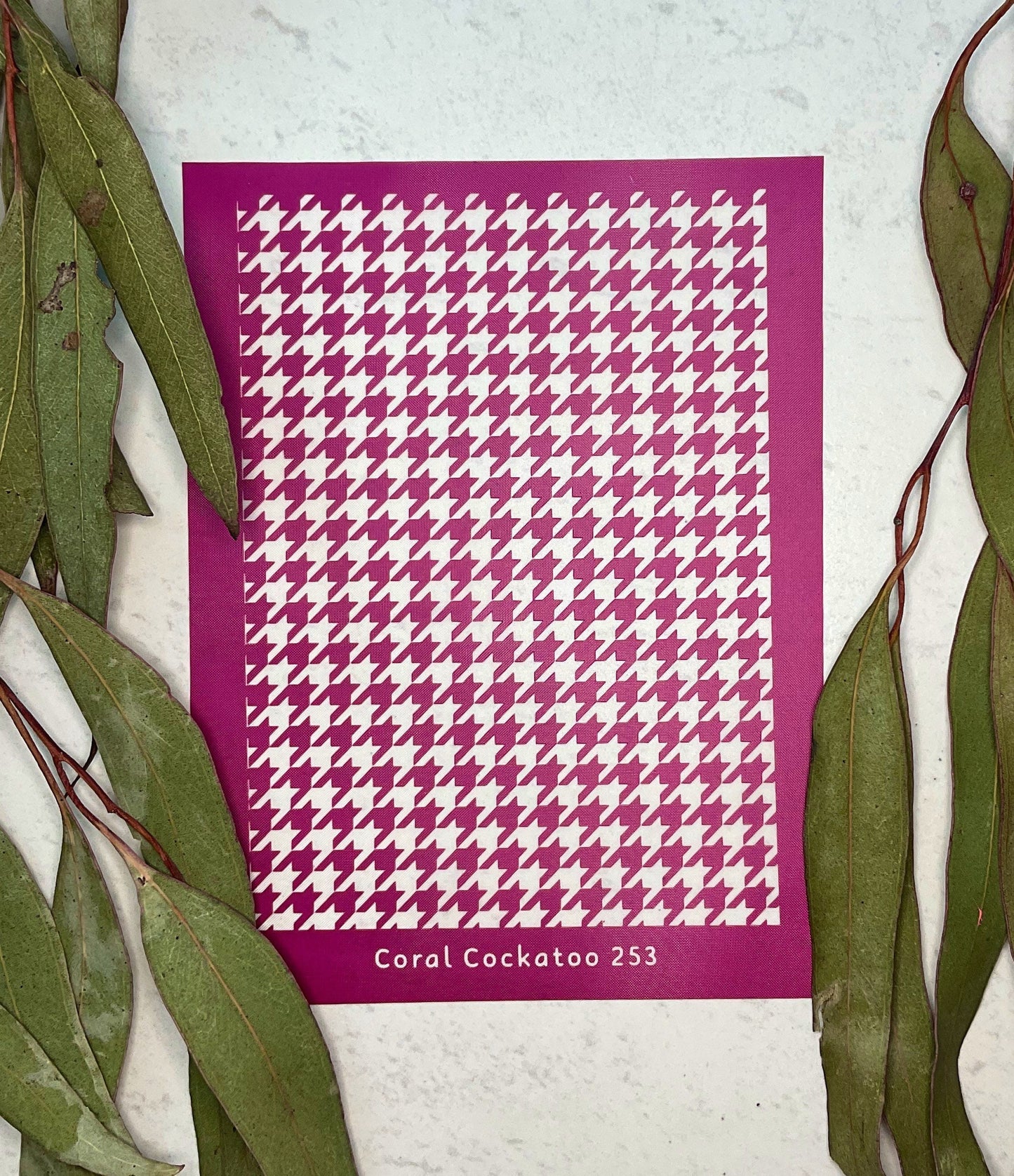 Traditional Houndstooth Small Silkscreen 253