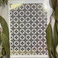 Boho Floral Tiles Gold Foil 015