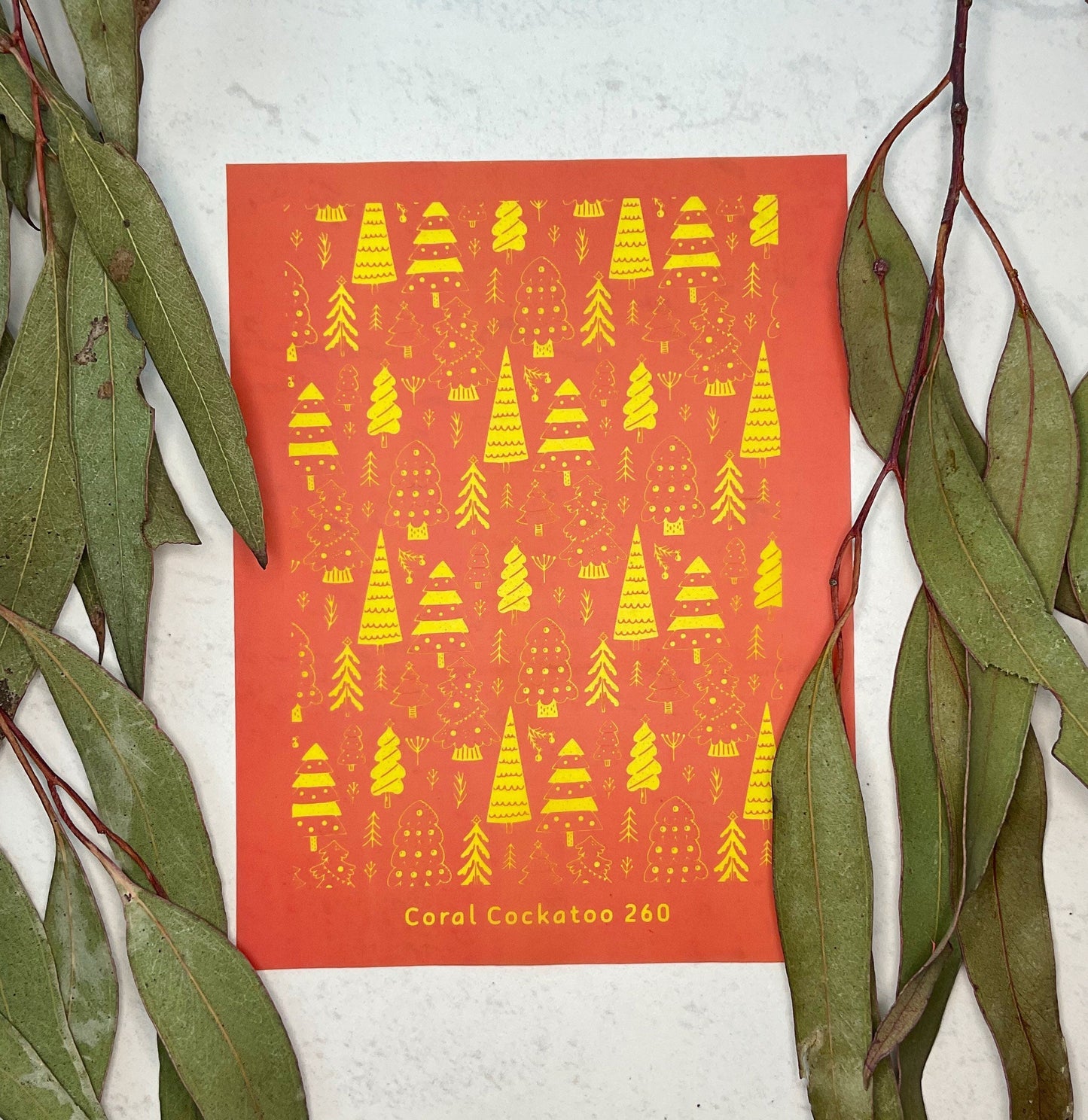 Christmas Fir Trees Silkscreen 260