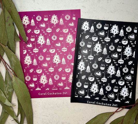 Bells and Holly Silkscreen 261