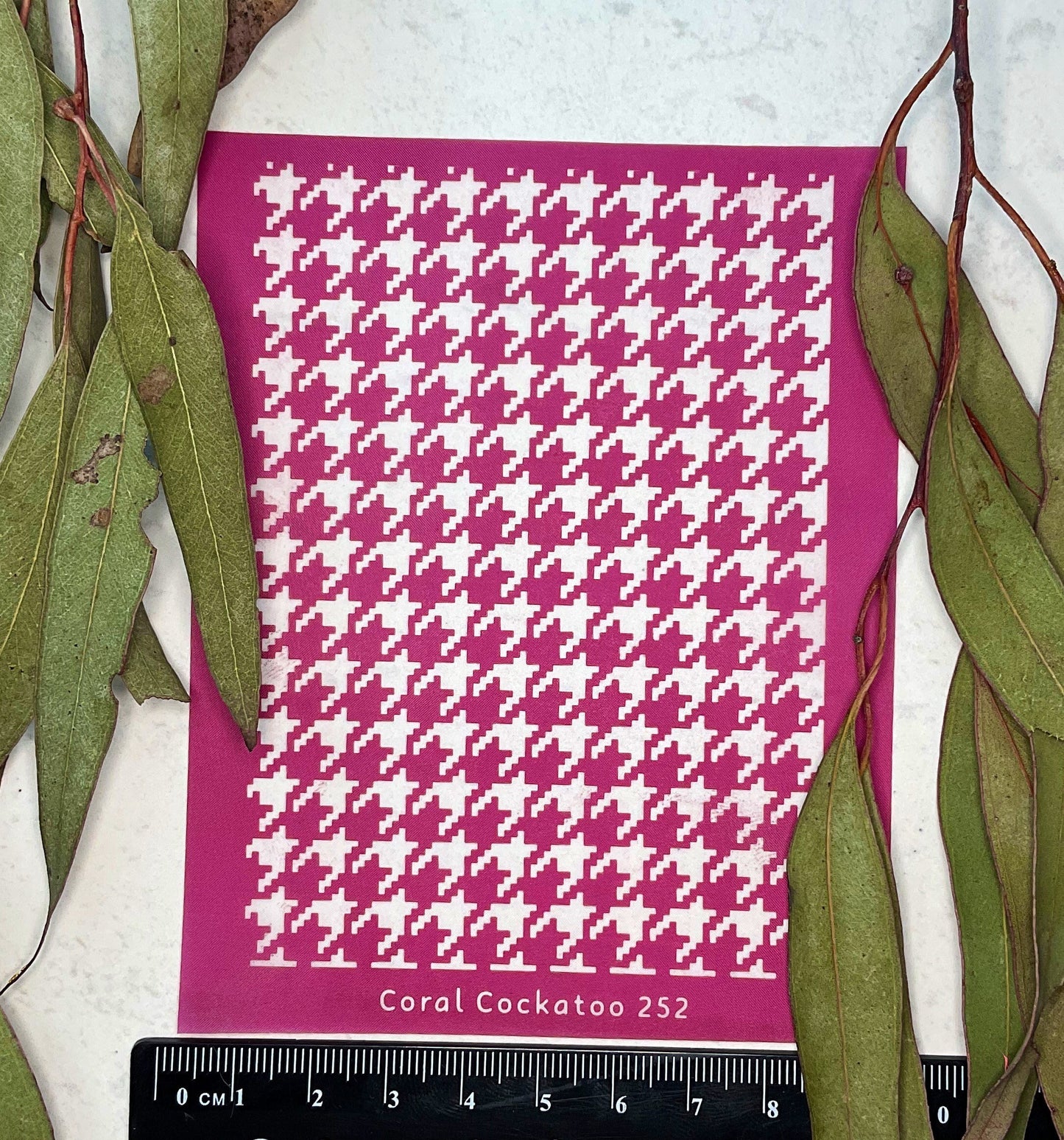 Techno Houndstooth Large Silkscreen 252