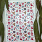 Blue Santa Gingerbread Cookies Colour Water Transfer 083