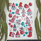 Christmas Gnomes Colour Water Transfer 076
