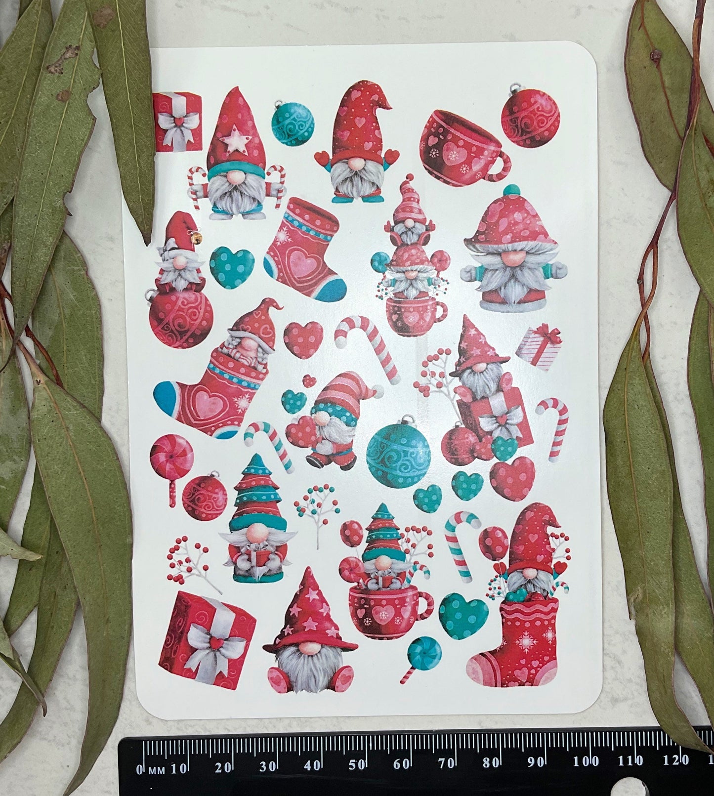 Christmas Gnomes Colour Water Transfer 076