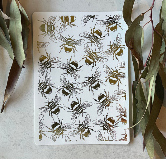 Bees Gold Foil 029