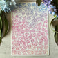 Watercolour Sunset Pink Eucalyptus Blossoms 141