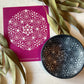 Snowflakes Trinket Dish Silkscreen 227
