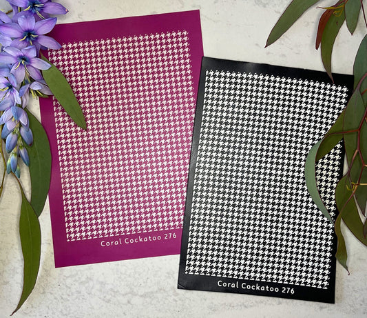 Mini Houndstooth Silkscreen 276