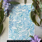 Blue Watercolour Eucalyptus Leaves 132