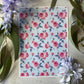 Country Polka Dot Rose Wallpaper Colour Water Transfer 124