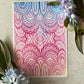 Watercolour Sunset Pink Fiona's Mini Rainbows 142
