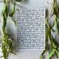 Beautiful Words Gold Foil 057