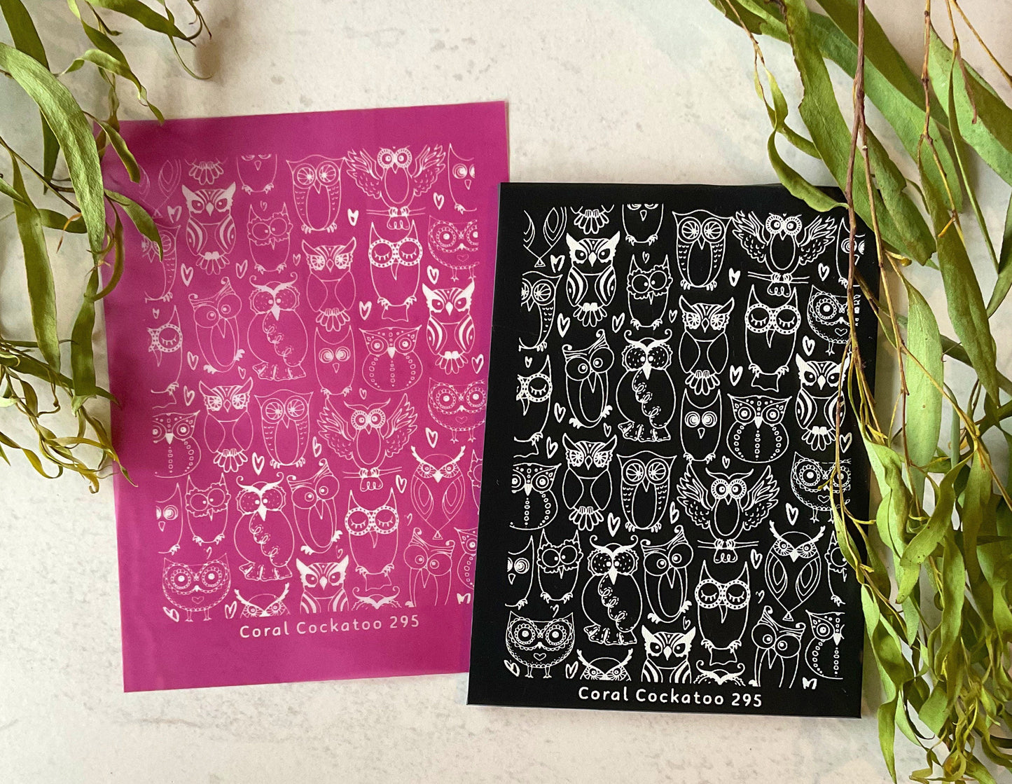 Fancy Cheeky Owls Silkscreen 295