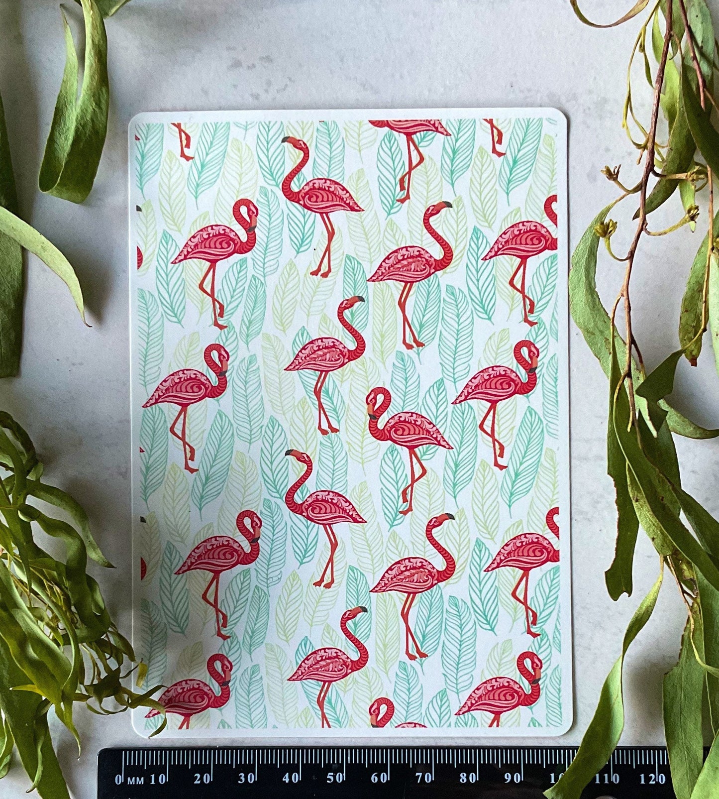 Contemporary Jungle Flamingos 169