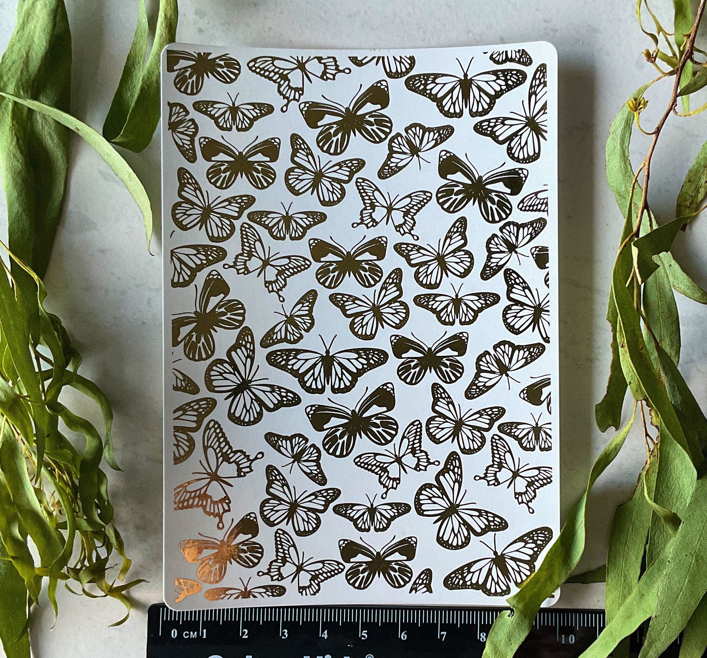 Butterflies Gold Foil 046