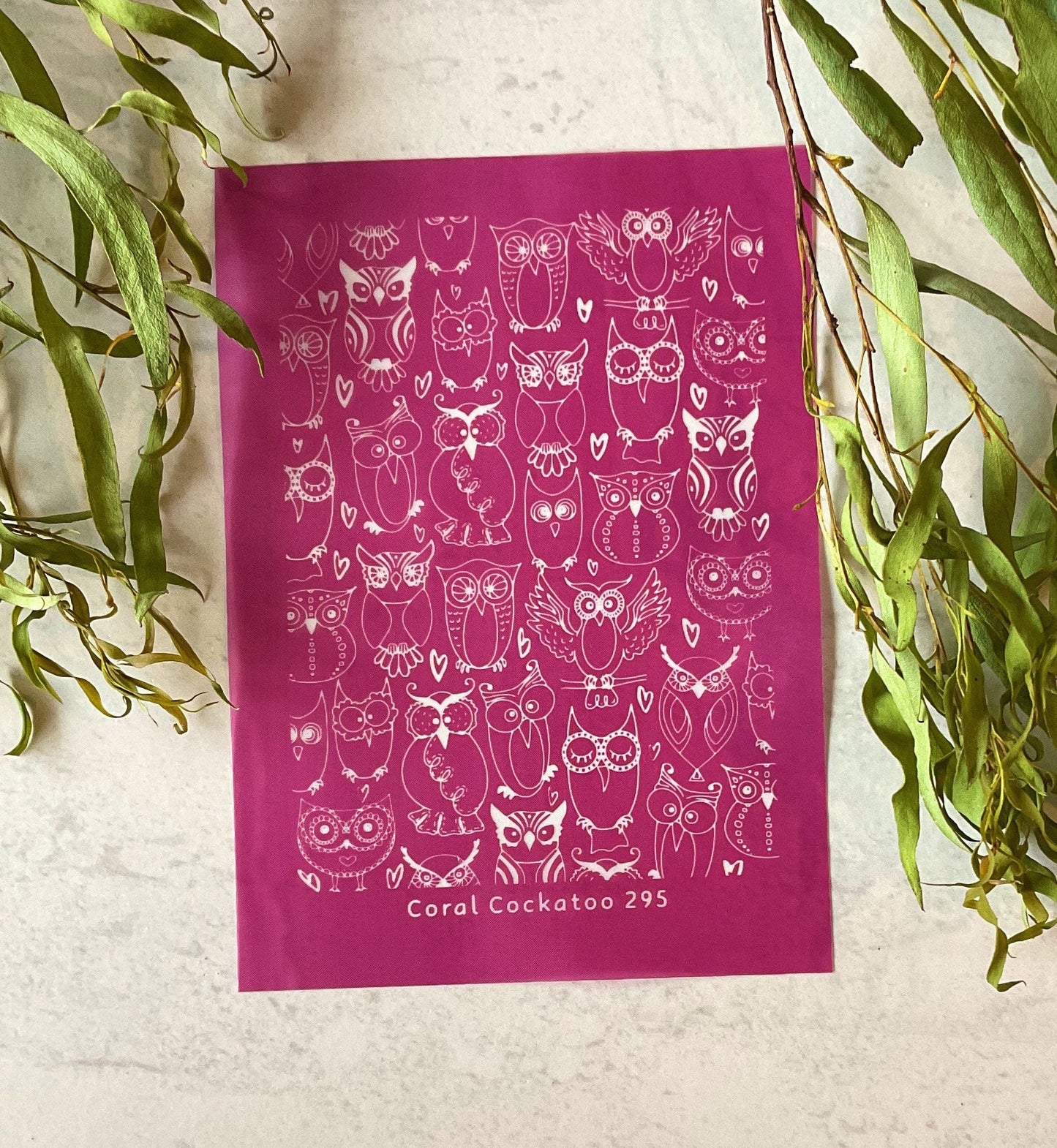 Fancy Cheeky Owls Silkscreen 295