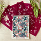 Jungle Proteas and Blossoms 4 Part Silkscreen 286