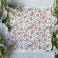 Watercolour Peach Wild Flowers Clay Tattoo 005