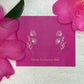 Carnation Earring Pair 354