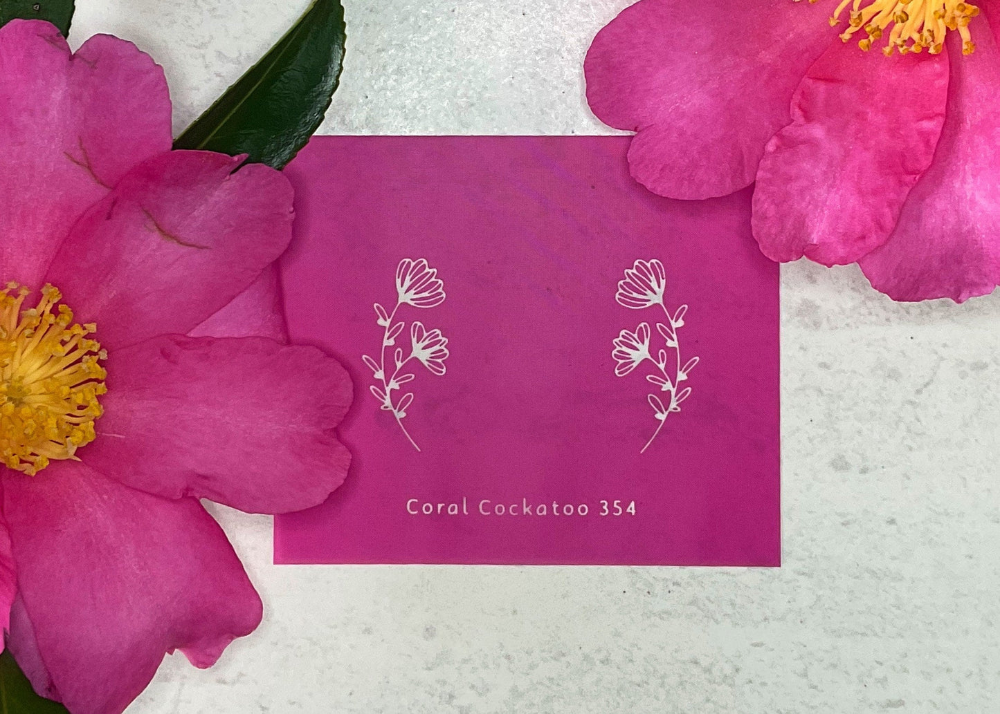 Carnation Earring Pair 354