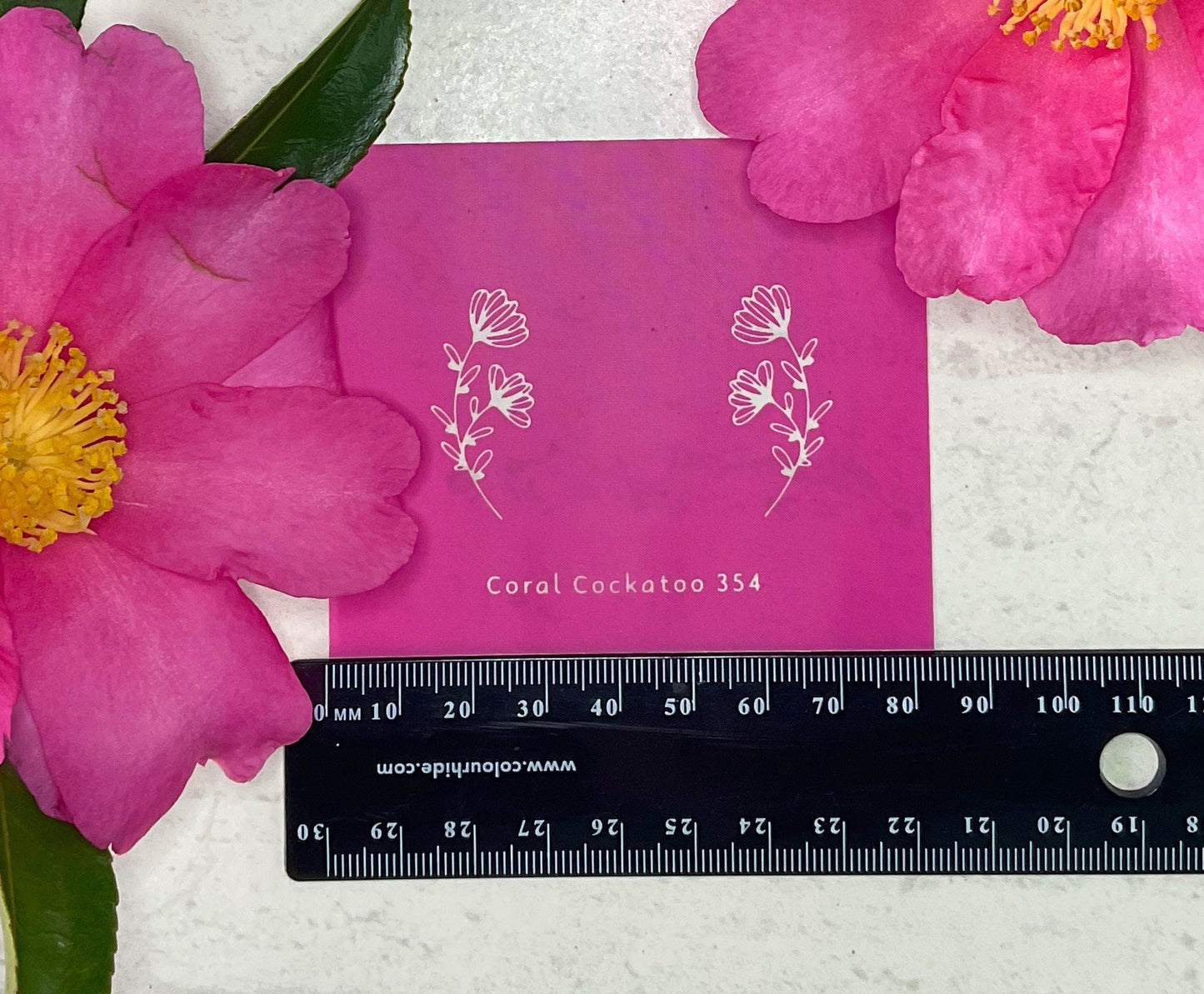 Carnation Earring Pair 354