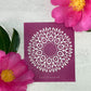 Abstract Mandala Trinket Dish Silkscreen 312