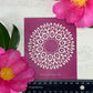 Abstract Mandala Trinket Dish Silkscreen 312