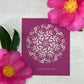 Bush Dandelion Mandala Trinket Dish Silkscreen 308