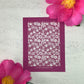 Contemporary Floral Lace Silkscreen 331