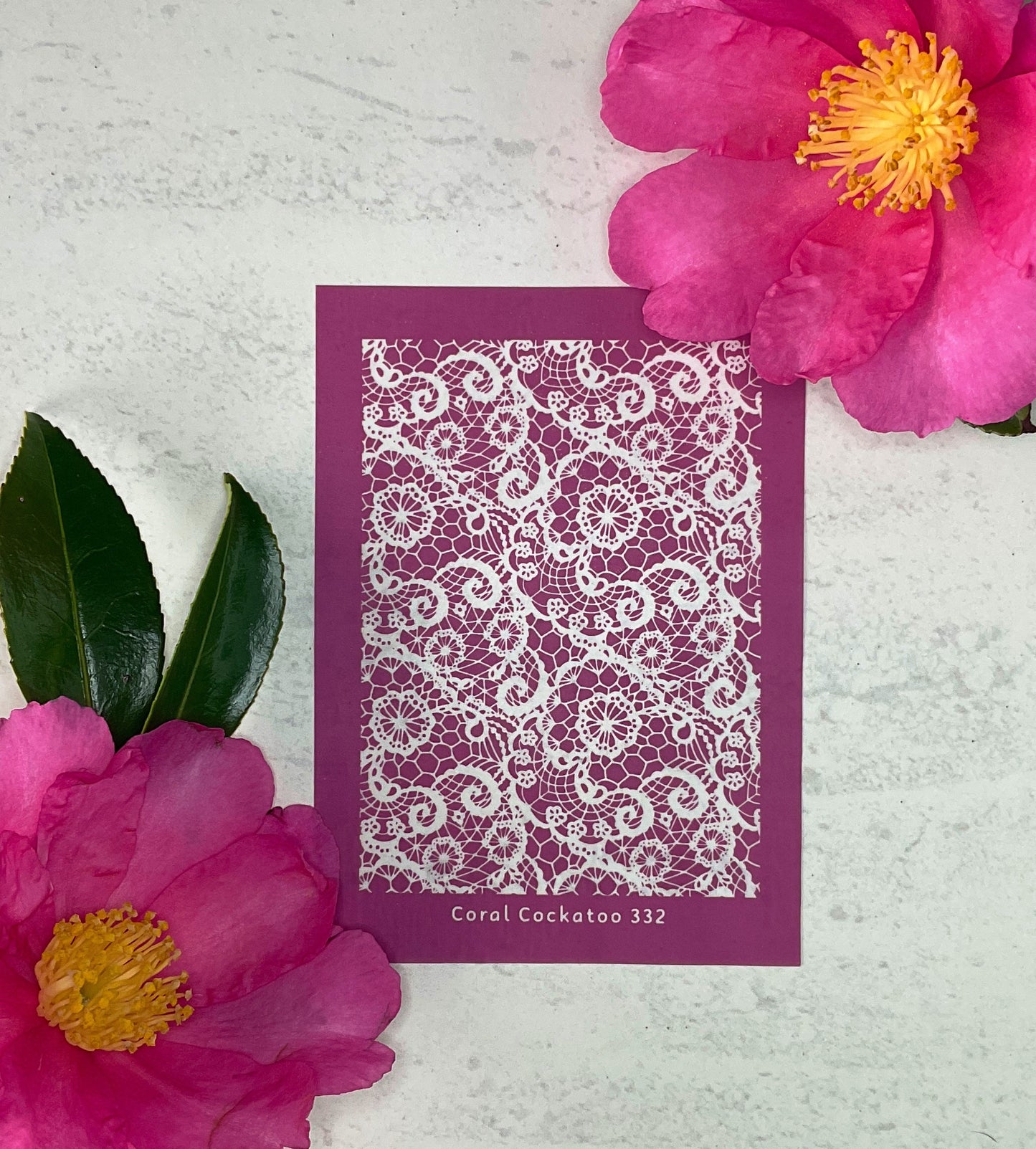 Ornate Lace Silkscreen 332