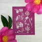Jungle Leaves 3 Part Silkscreen 333