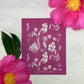 Jungle Leaves 3 Part Silkscreen 333