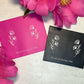 Carnation Earring Pair 354