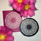 Abstract Mandala Trinket Dish Silkscreen 312