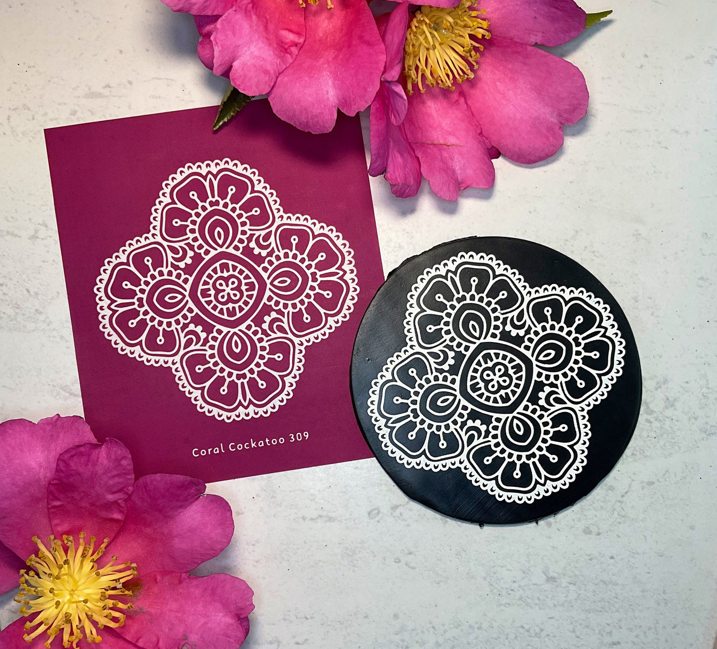 Lace Mandala Trinket Dish Silkscreen 309