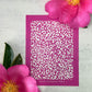 Small Leopard Spot Print 2 Part Silkscreen 358