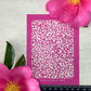 Small Leopard Spot Print 2 Part Silkscreen 358