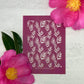 Bohemian Protea Flowers 3 Part Silkscreen 334