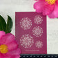 Bush Dandelion Mandala Earring Sizes 298