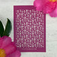 Folk Flowers Meadow Silkscreen 338